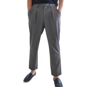 ASOS Wide Crop Pants in Gray